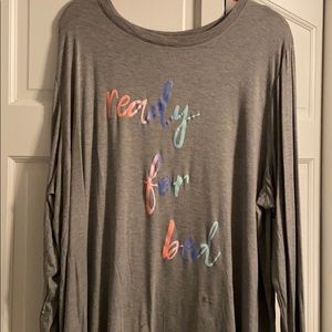 Sonoma long sleeve lounge shirt